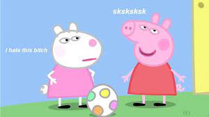 Want to discover art related to peppapig? I Edited Another Peppa Pig Episode For Fun Youtube Peppa Pig Memes Peppa Pig Funny Peppa Pig Wallpaper