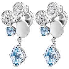 Tiffany paper flowers™ tiffany victoria® tiffany keys elsa peretti® tiffany® setting tiffany true® tiffany soleste® tiffany novo® tiffany & co. Tiffany And Co Paper Flowers Aquamarine Single Drop Earring For Sale At 1stdibs