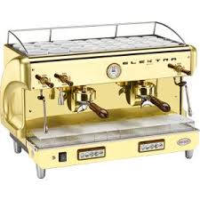 Commercial coffee machines supplier of espresso machines and bean to cup machines up to 350 cups per day installing on purchase or lease rental deals. Elektra Archives Espresso Machine Coffee Shop Design Cafe Gold