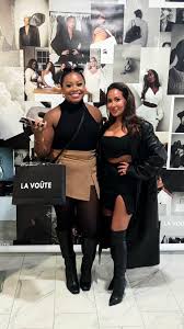 THEE @Adrienne Bailon-Houghton has my beauty products in her collection  😭😭😭 My inner 8-year-old is SCREAMING ✨🫶🏽 So thankful for this  opportunity + she was so so sweet 🩷🥹 🖤 @D’on Cosmetics 🖤