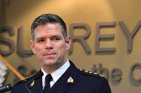 Surreys top cop Dwayne McDonald is moving on - North Delta Reporter