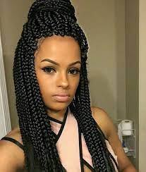 45 Stunning Medium Box Braids Experiment With One Of These Fine Days Medium Box Braids Box Braids Hairstyles African Braids Hairstyles