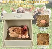 Gallinero Island Premium Para 6-8 Gallinas - Nido Con Dos Compartimentos Y  Acceso Desde El Exterior