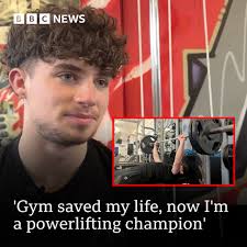 I couldn't dream of any better place I could be right now." ❤️💪 When  powerlifter Charlie started training at the gym, aged 13, he was struggling  with his mental health and looking