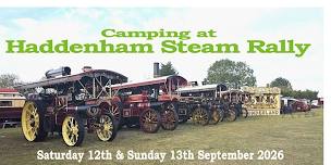 Camping at 51st Haddenham Steam Rally