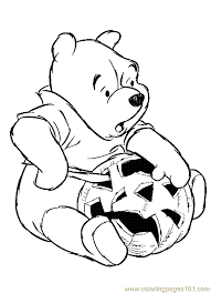 Winnie the pooh was born in 1926 in a book for children. Disney Halloween Coloring Pages To Print Free Printable Coloring Page Halloween Coloring Page Halloween Coloring Pages Halloween Coloring Bear Coloring Pages