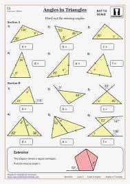 Printable Worksheets Angles In Triangles Maths Worksheet Geometry Worksheets Triangle Worksheet Angles Worksheet