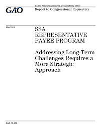 Term limits in the constitution Ssa Representative Payee Program Addressing Long Term Challenges Requires A More Strategic Approach Unt Digital Library