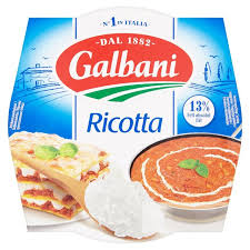 Check spelling or type a new query. Galbani Italian Ricotta Cheese Ocado