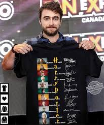 Harry Potter Character Signatures Men And Women T Shirt S 6xl Harry Potter Characters Harry Potter Cast Harry Potter Spells