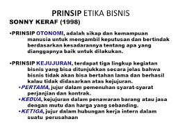 Maybe you would like to learn more about one of these? Prinsip Dan Kode Etik Dalam Bisnis Ppt Download