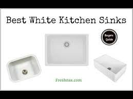 This is not only a style decision but also one where you need to make sure your current set up supports the installation type of the sink you purchase. White Kitchen Sinks Reviews Of The 12 Best White Kitchen Sinks Plus 1 To Avoid Youtube