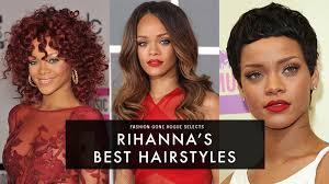 Born in saint michael and raised in bridgetown, she first entered the music industry by recording demo tapes under the direction of record producer evan. Rihanna Hairstyles Photos Of Rihanna S Best Hair Moments Fashion Gone Rogue