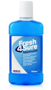 Listerine has done wonders to eliminate a cary grinding its way to being a major tooth ache. Fresh4sure Mouthwash 500ml