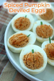 Gently stir in cranberry sauce. Spiced Pumpkin Deviled Eggs Cincyshopper
