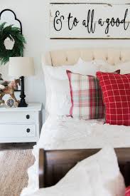 Elegant interior theme christmas bedroom decorating ideas_45. A Cozy Cheerful Farmhouse Christmas Bedroom Liz Marie Blog