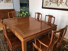 Natural rosewood, dark cherry, mahogany, and black ebony. Solid Rosewood Dining Table And Chairs Ebay