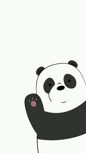 Wallpapers Panda Bear We Bare Beat Panda 2005934 Hd With We Bare Bears Wallpaper Black And White Boneka Hewan Ilustrasi Karakter Anak Binatang