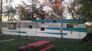 1958 Victor Mid Century Mobile Home With Time Capsule Interior Mobile Home Exteriors Remodeling Mobile Homes Mobile Home