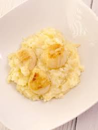 Risotto Cremeux Aux Coquilles Saint Jacques Recette Recettes De Cuisine Risotto Cremeux Recette Risotto