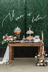 Southern California Spanish Wedding Style With Boho Flair Spanish Wedding Love Is Sweet Wedding Dessert Table