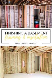 • increased potential for foundation movement if the basement is shallow. Framing A Basement Wall Against Concrete Or Cinderblock Is Not As Hard As You Would Think See The Proce Framing A Basement Basement Walls Basement Remodel Diy