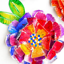 Painting with toddlers can be a fun play time but it can also be messy and stressful. 22 Flower Crafts For Kids