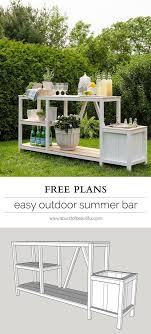 Outdoor covered bar plans free diy face. Summer Entertaining Outdoor Bar Free Plans Nick Alicia Diy Outdoor Bar Diy Outdoor Outdoor Bar