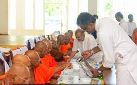60th Anniversary Celebration Pirith Chanting and Almsgiving - USJ -  University of Sri Jayewardenepura, Sri Lanka
