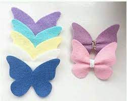 Keceden Kolay Kelebek Yapimi Kelebekler Kece Cicek