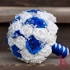 Blue and white wedding flowers are a popular combination with the brides that i have worked with. White Wedding Bouquets White Flower Bouquet Bridal Bouquet