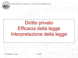 L'efficacia dell'atto o fatto giuridico è la possibilità di produrre gli effetti giuridici che una norma dell'ordinamento ricollega all'atto o fatto stesso. 02 Efficacia Delle Leggi Nel Tempo