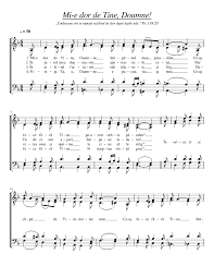 C t lin cri an. Mi E Dor De Tine Doamne Sheet Music For Tenor Bass Choral Musescore Com