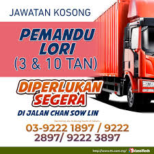 Jawatan kosong pemandu lori johor terkini. Diperlukan Pemandulori 3 Tan 10 Jobs 1klassifieds Facebook