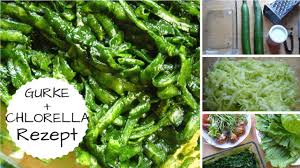 Gruner Gehts Nicht Gurke Und Chlorella Als Frischen Pflanzlichen Energie Boost