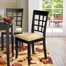 Oneill Solid Wood Dining Table In 2020 Wood Dining Table Upholstered Dining Chairs Side Chairs