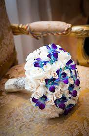 Shop bulk blue flowers for weddings, events and more from blooms by the box for a unique look to any floral arrangement or bouquet at wholesale prices. Wedding Ideas By Colour Blue And Purple Wedding Theme Chwv White Rose Wedding Bouquet Blue Wedding Bouquet Purple Wedding Theme