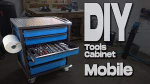 This portable tool box made by bostitch has a very unique feature compared to the other portable tool boxes available in the market. Diy Mobile Tools Cabinet Homemade Tool Organization Save Time Youtube