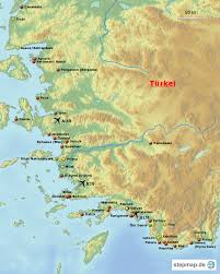 Um weiterführende informationen zu den einzelnen städten der türkei zu erhalten, klicken sie einfach auf die entsprechenden marker auf der karte. Turkische Agais Von Dirk2707 Landkarte Fur Die Turkei