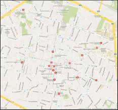 Pārvietotu karti, izmantojot peles kursoru. Bologna Orientierung Karte