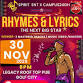 Rhymes & Lyrics event image