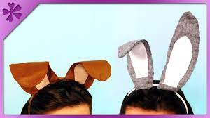 Make this cute bunny ears headband in 3 easy steps. Diy Dog S And Rabbit S Ears Headbands Eng Subtitles Speed Up 341 Youtube