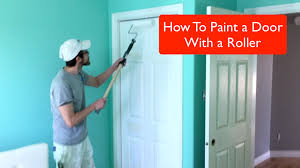 This will minimize the brush stroke marks on your door when it is finished. How To Paint A Door With A Roller