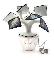 Electree Mini A Small Solar Panel Tree For Charging Batteries And Gadgets Solar Power Charger Solar Tree Small Solar Panels
