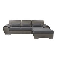 Carryhome Wohnlandschaft Grau Grau Webstoff