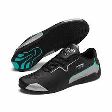 Mercedes Drift Cat 8 Trainers Puma Black Puma Silver Puma Shoes Puma United Kingdom Chaussures De Course Chaussure Chaussure Homme Mode