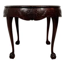 French Louis Xv Ball And Claw Foot Side Table Vintage Kitchen Table Clawfoot Antique Table