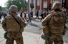 The actions that occurred this past week, were absolutely used to work. Optics Matter National Guard Deployments Amid Unrest Have A Long And Controversial History Pbs Newshour