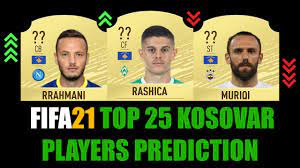 Vedat muriqi's 2k rating weekly movement. Fifa 21 Top 25 Kosovar Players Rating Prediction W Rashica Rrahmani Berisha Muriqi Zeneli Youtube