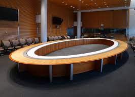 One of the more popular table options for conference tables, desks, or break rooms. Bank Institution Executive Conference Room Table Paul Downs